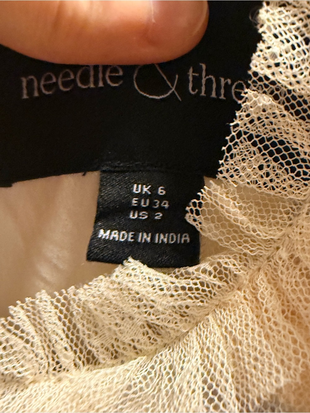 Needle & Thread Tiered Micro Ruffle Mini Dress - Picture 5 of 5